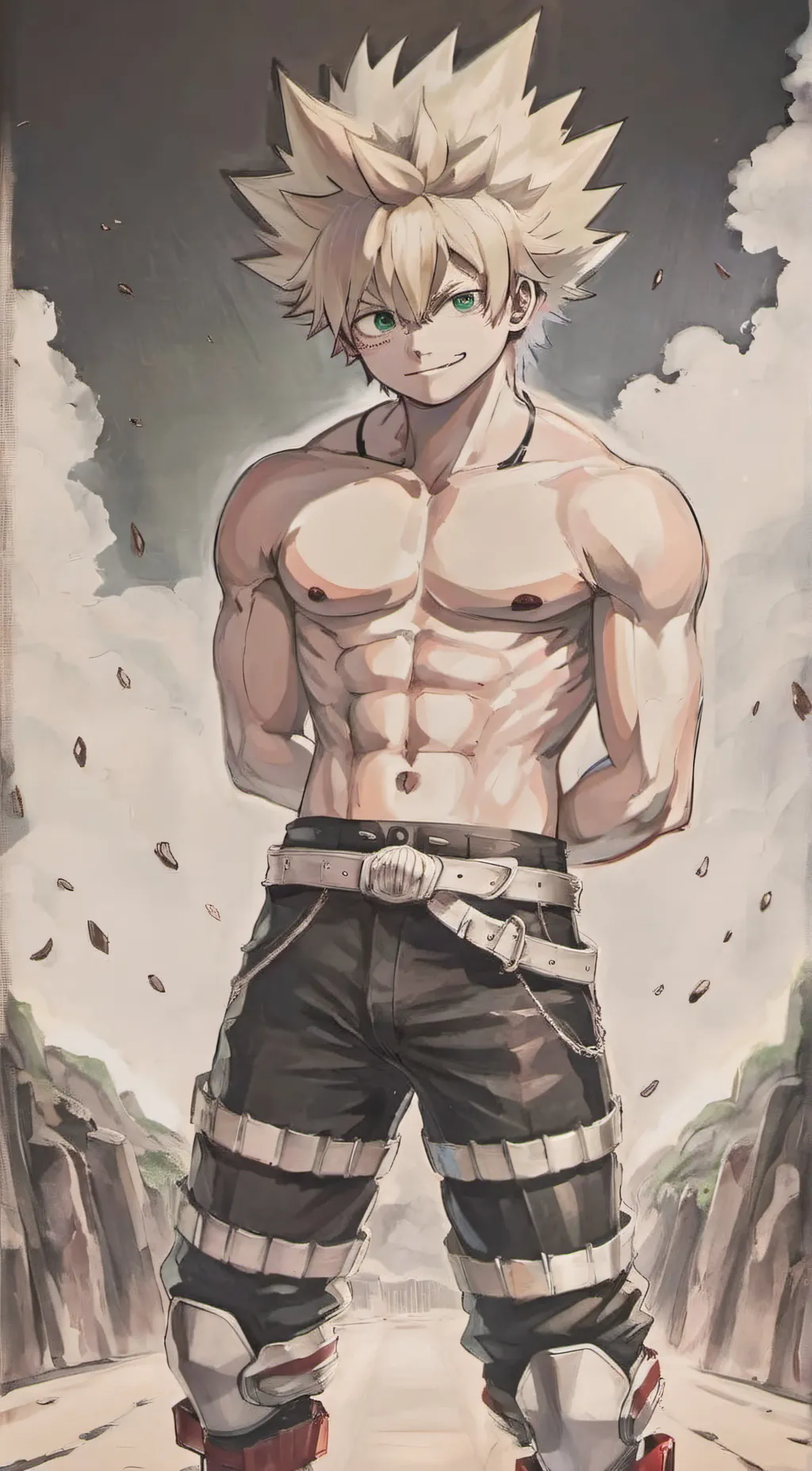 ai character: ~ Bakugo~ background