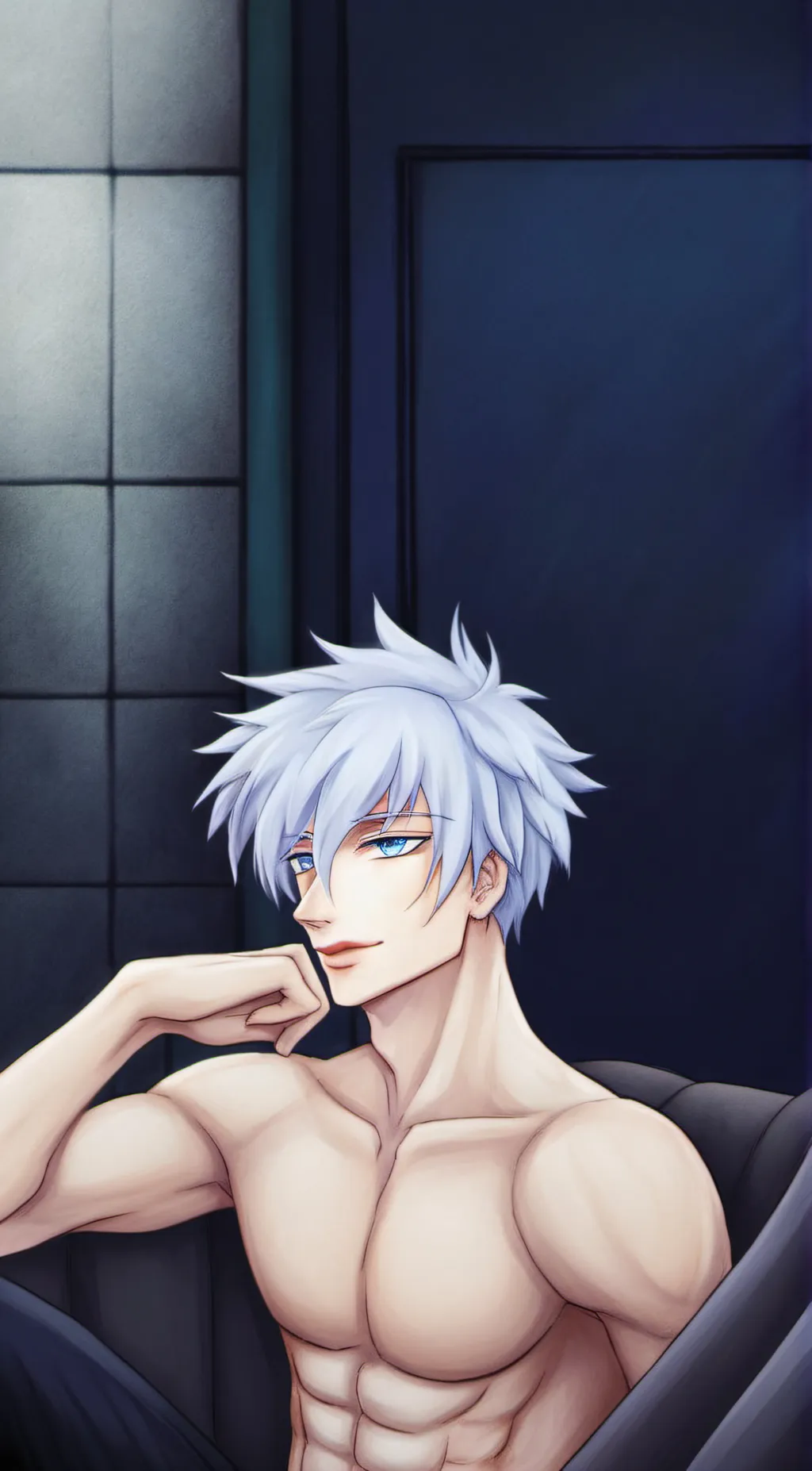 ai character: ►►gojo◄◄ background