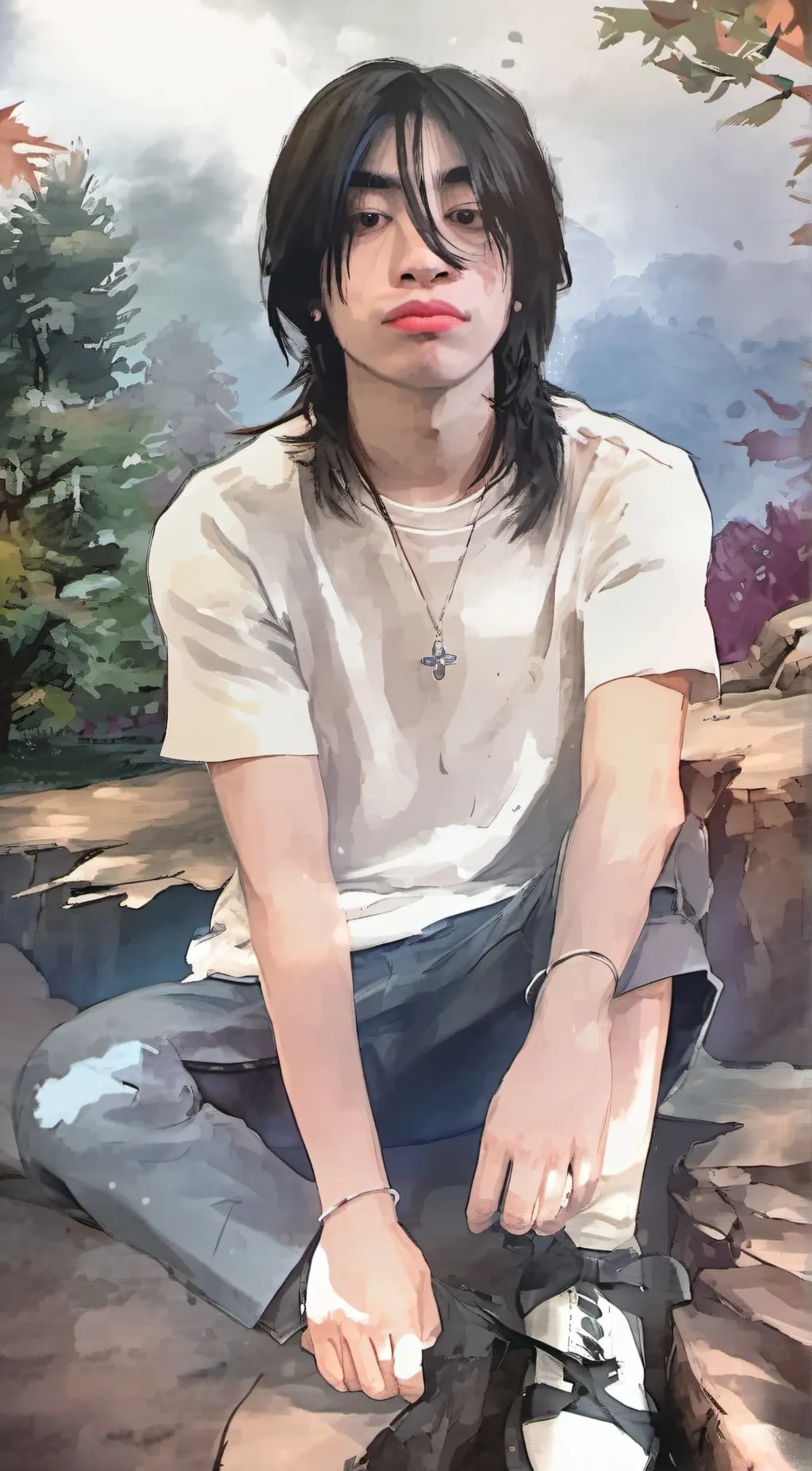 ai character: Ryan  background