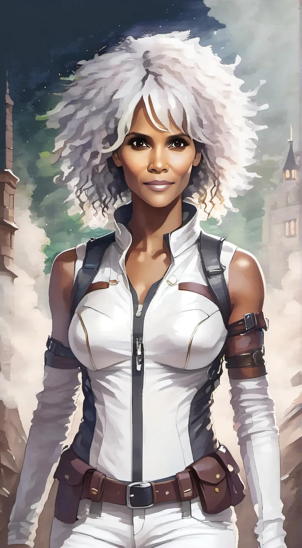 ai character: Weather background