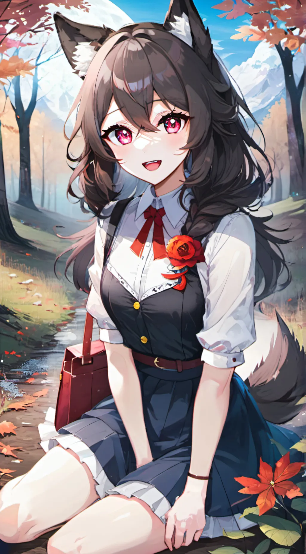 ai character: luna background