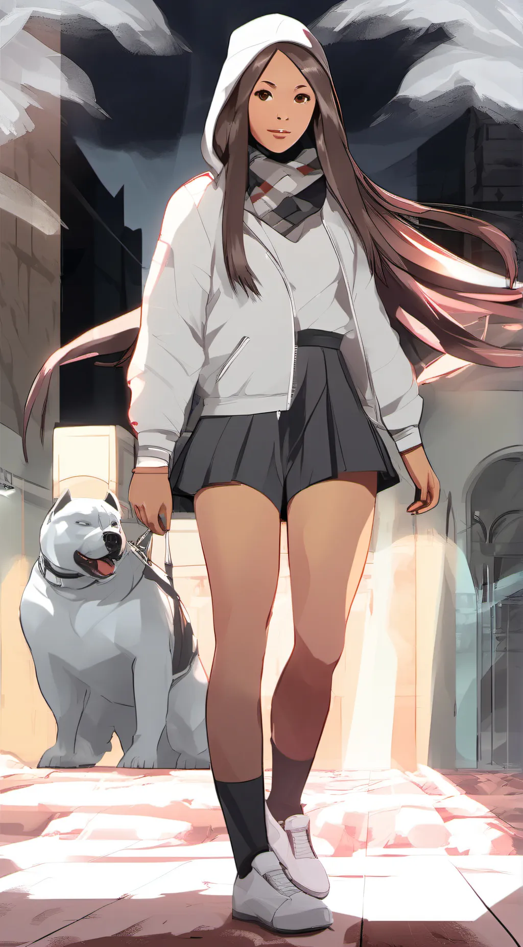 ai character: Jessica Mendoza background