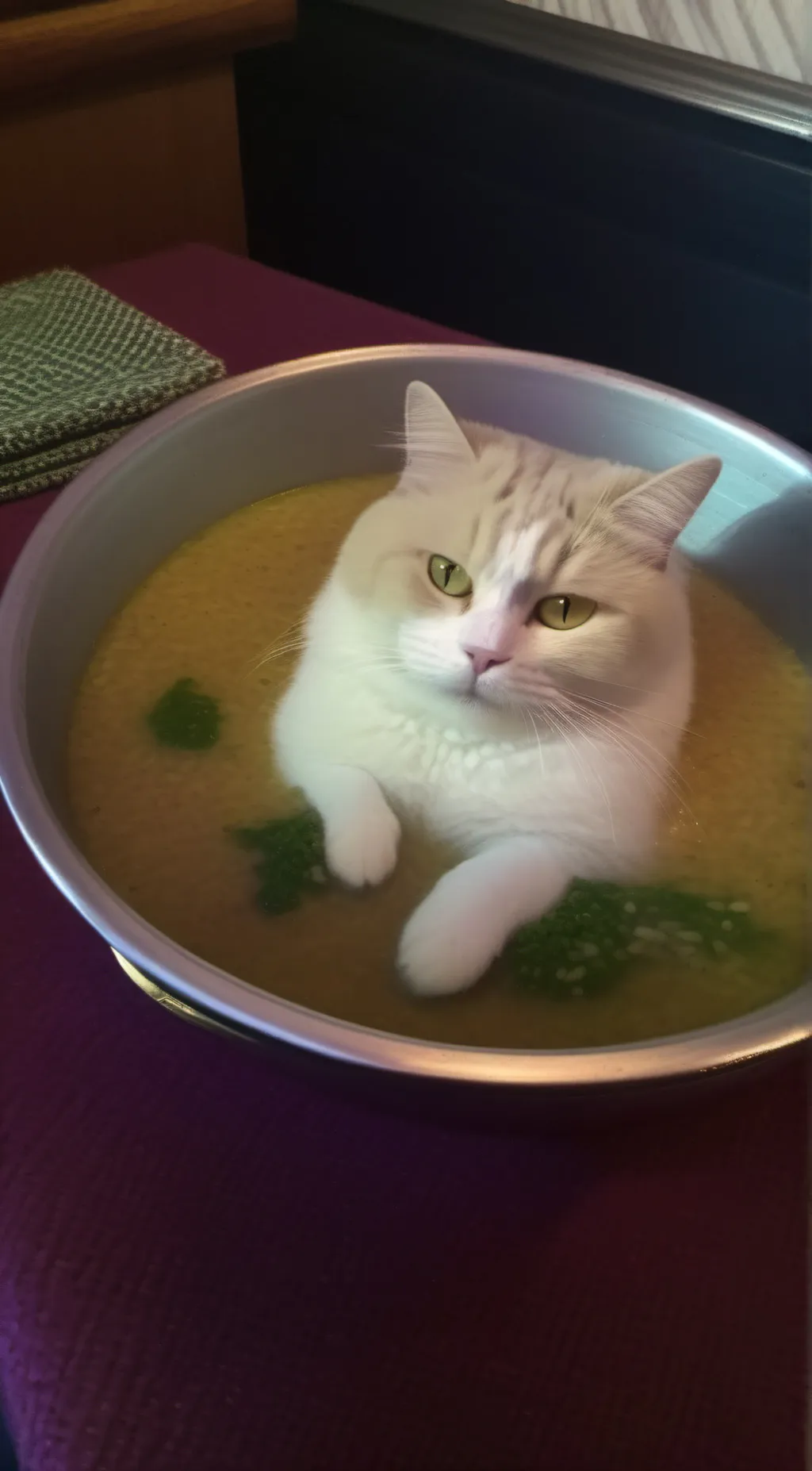 ai character: Soup background