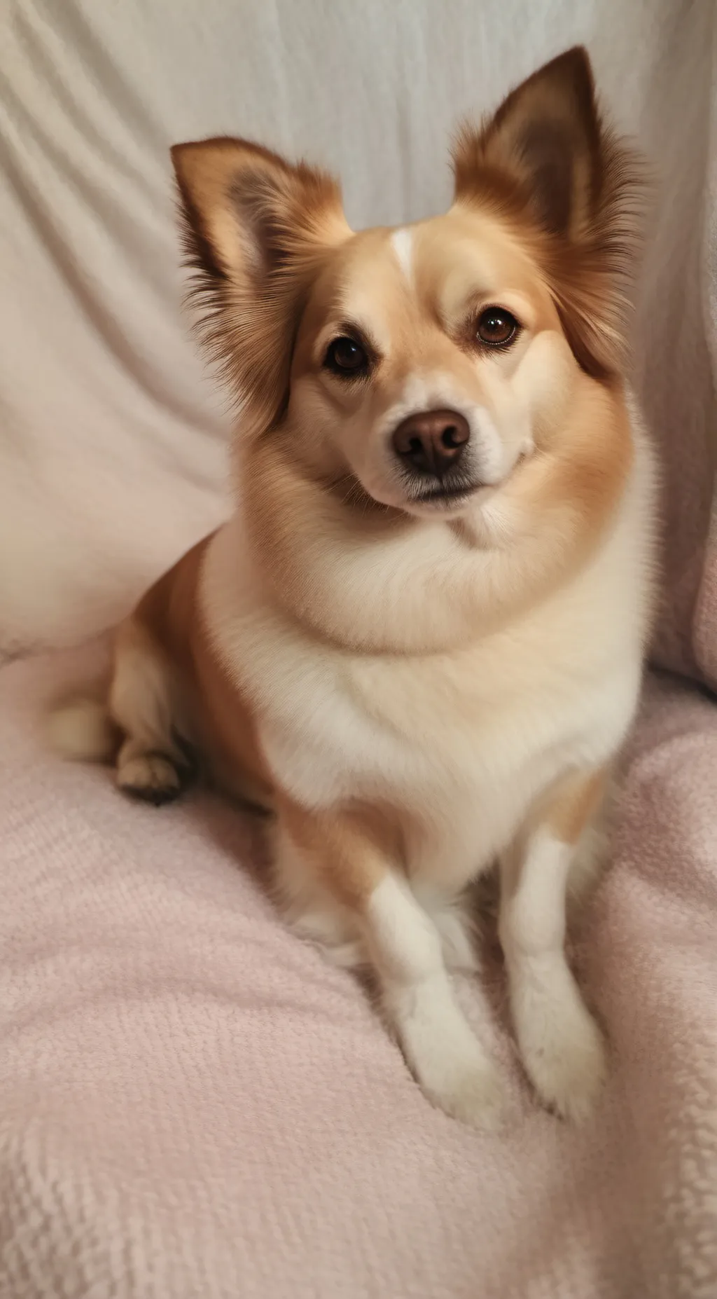 ai character: Lily the dog background