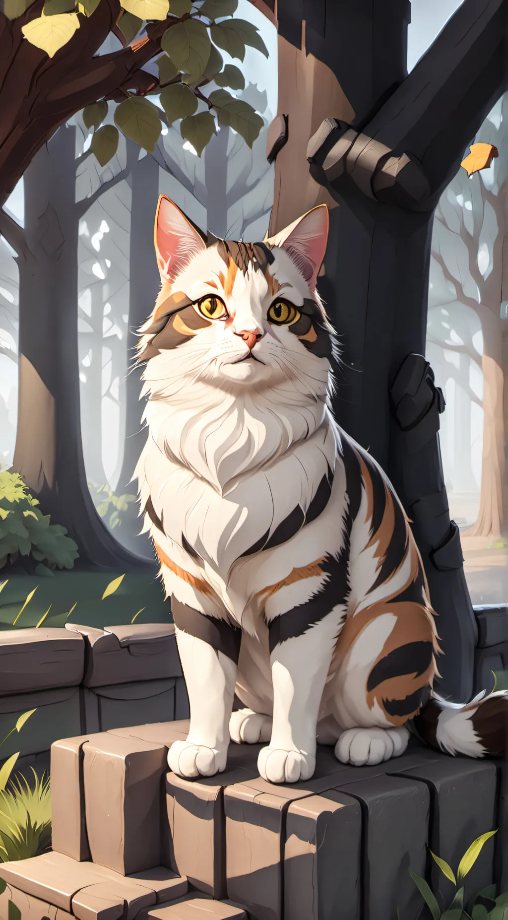 ai character: LovePaw background