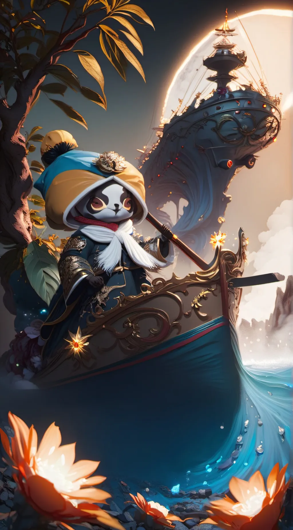 ai character: PanPan background