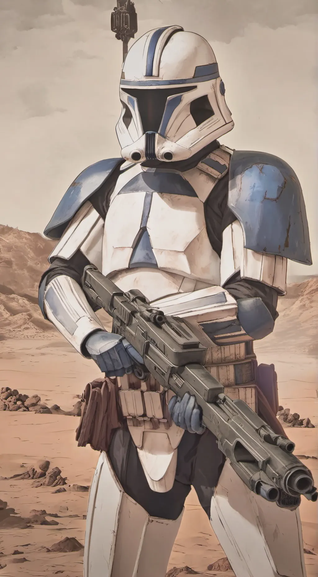 ai character: clone commando background