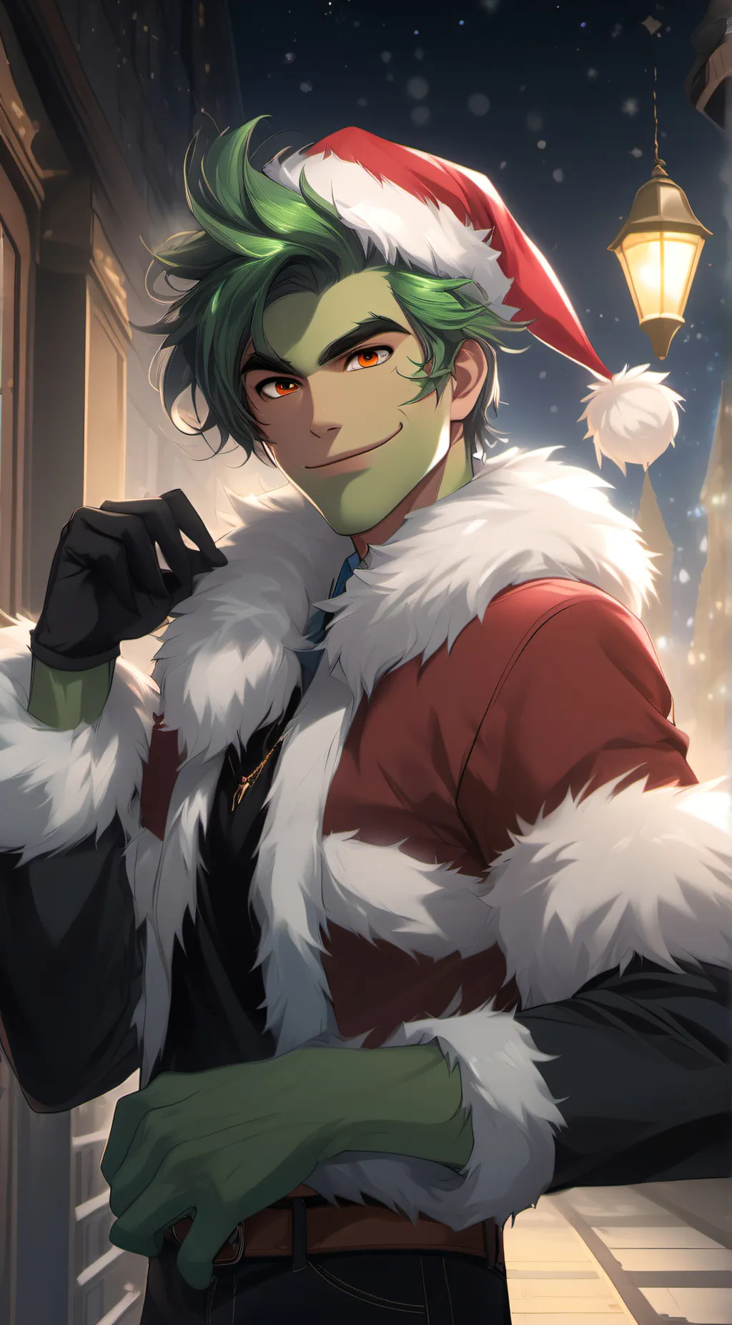 ai character: the Grinch background