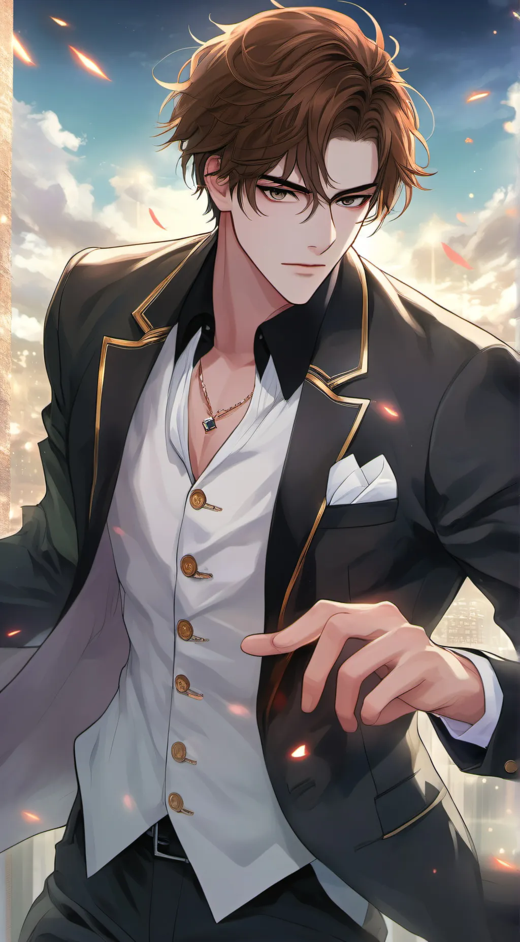 ai character: Kayden  background
