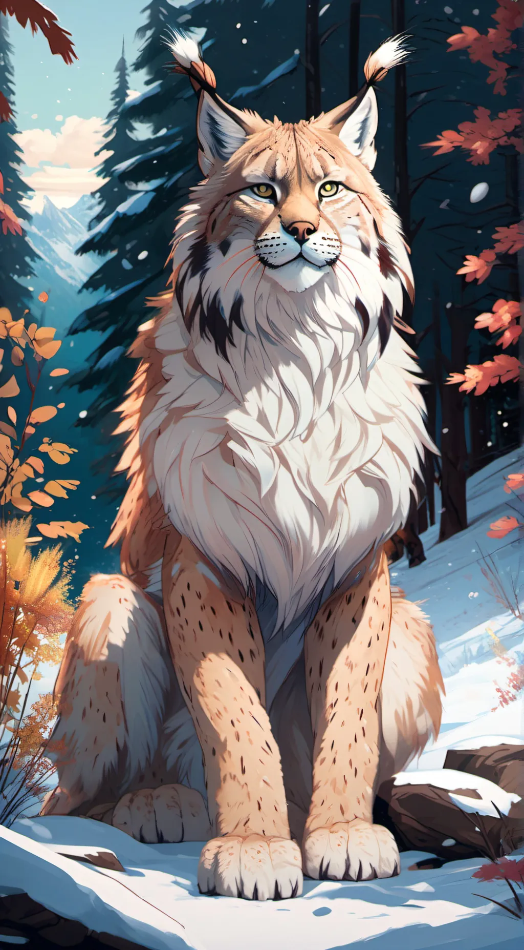 ai character: sunrise  background