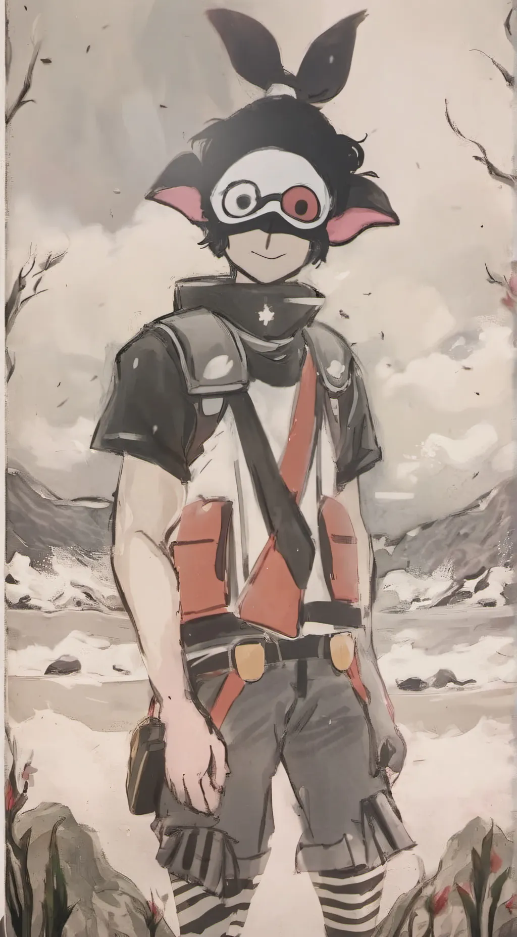 ai character: Wolf  background