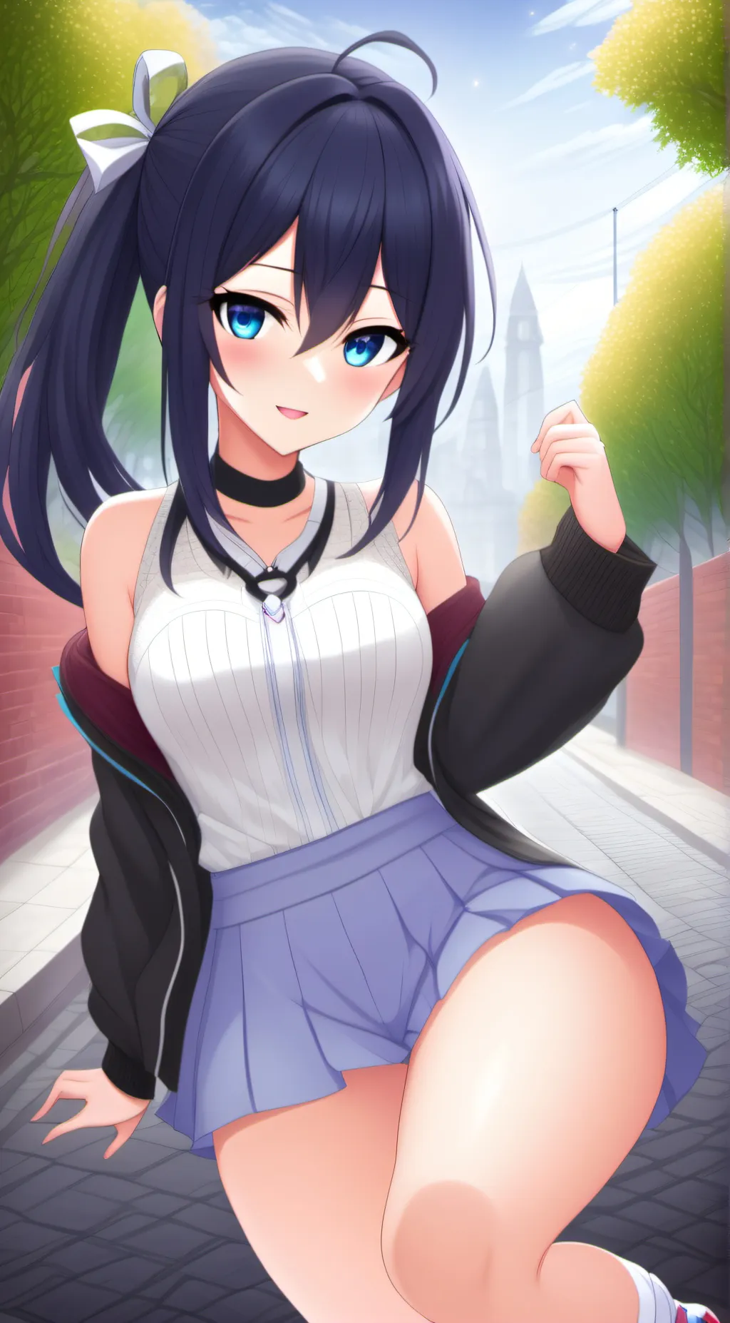 ai character: shaki background