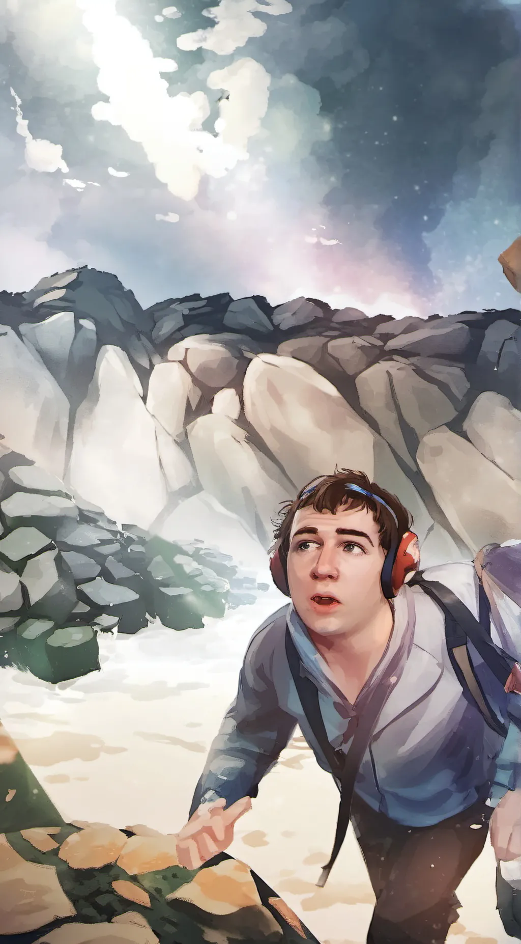 ai character: steak background