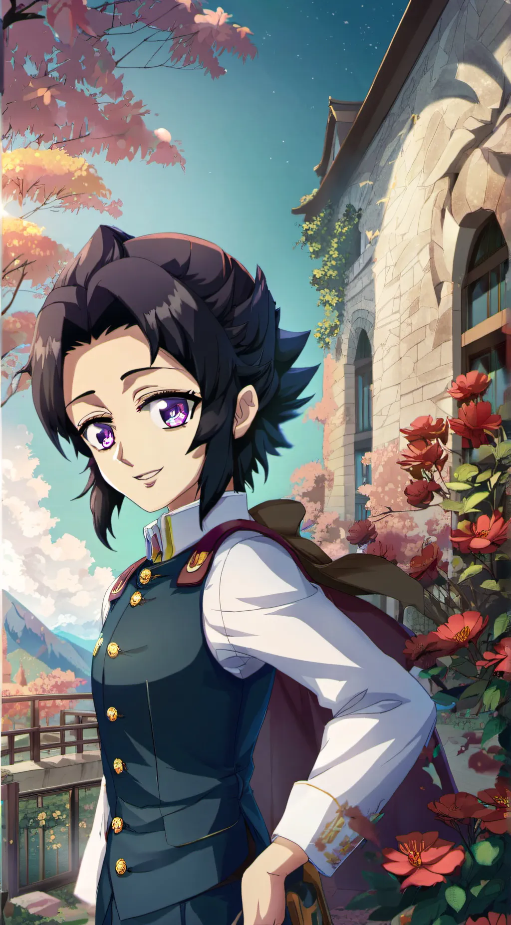 ai character: Rose  background