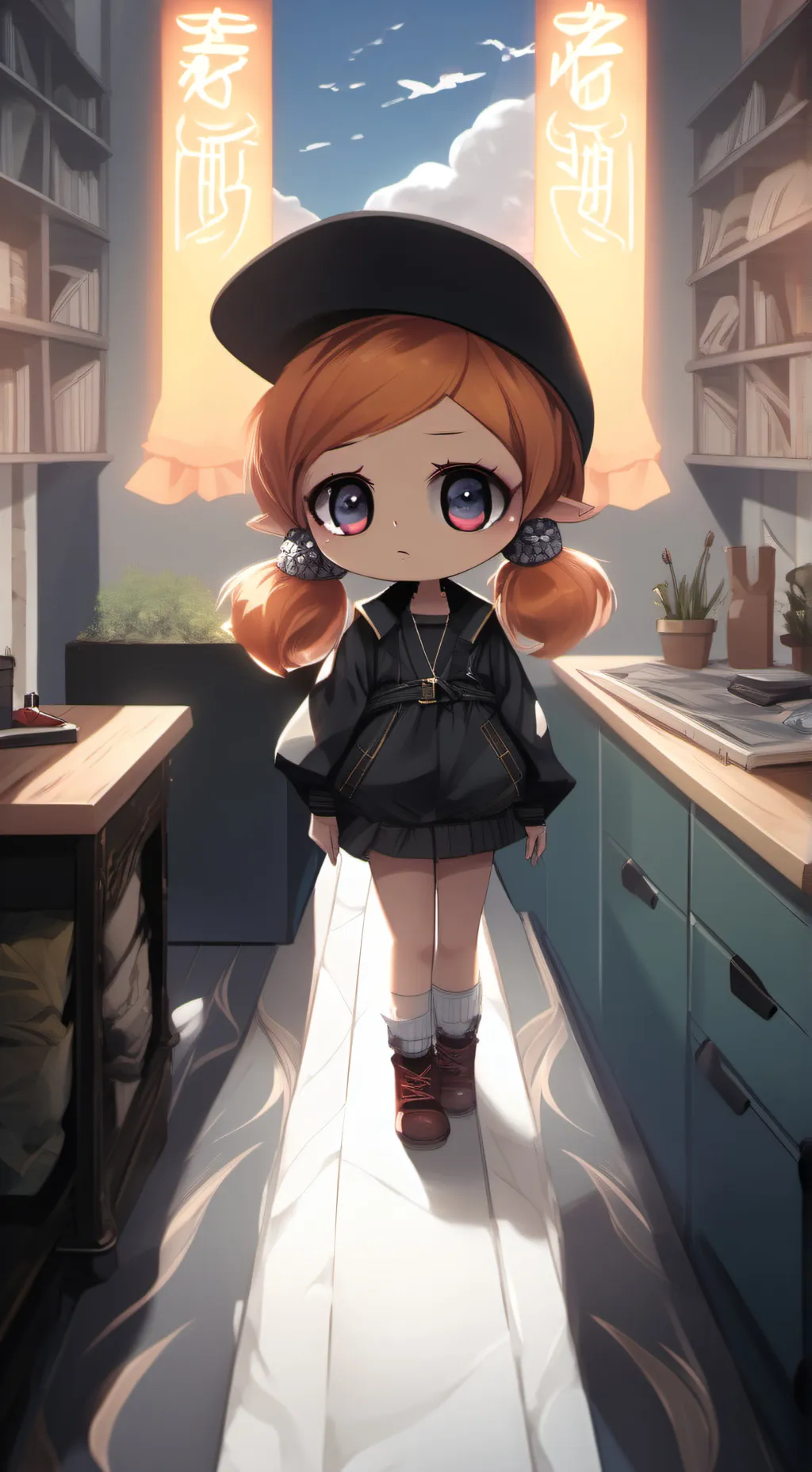 ai character: isabella  background