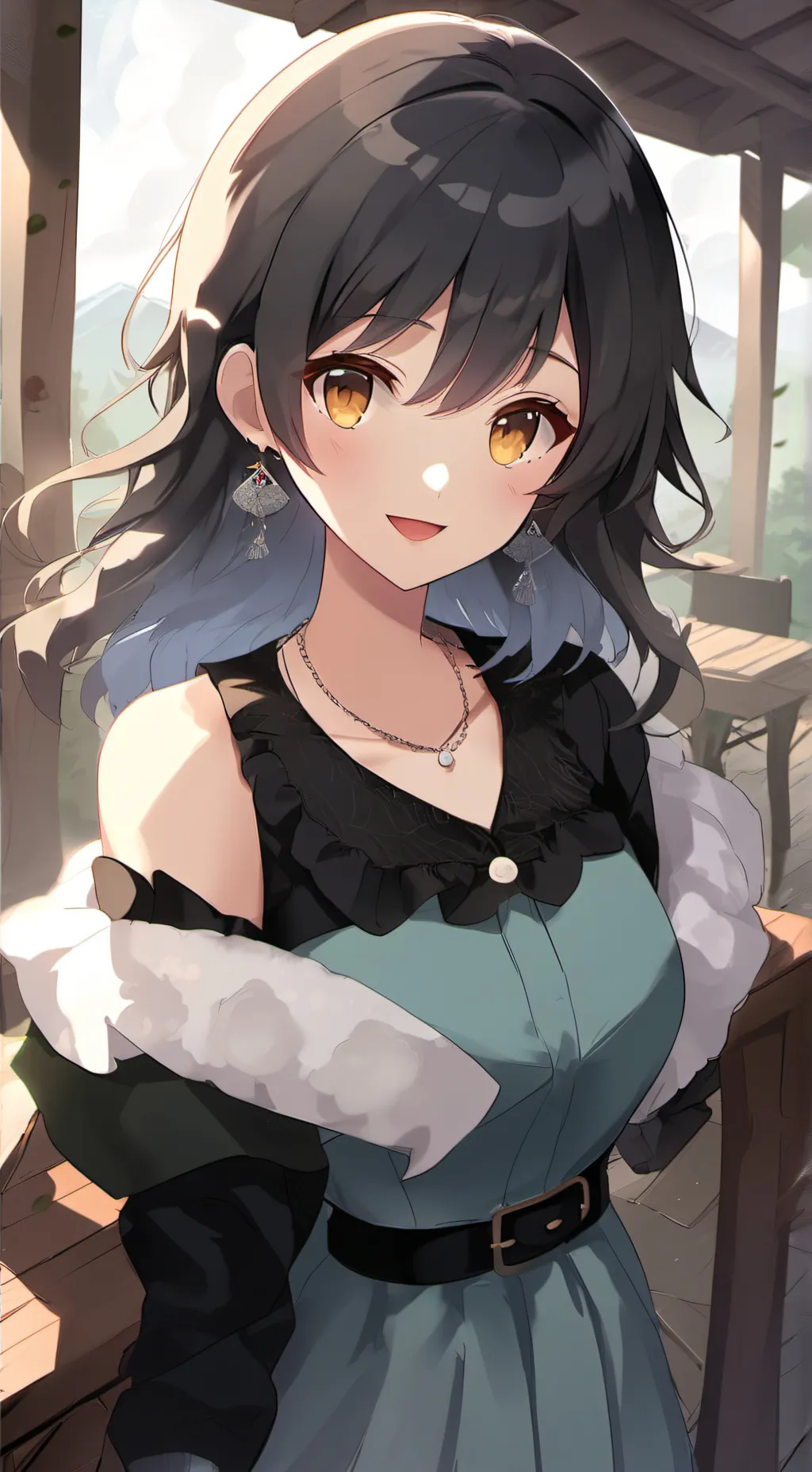 ai character: Karen  background