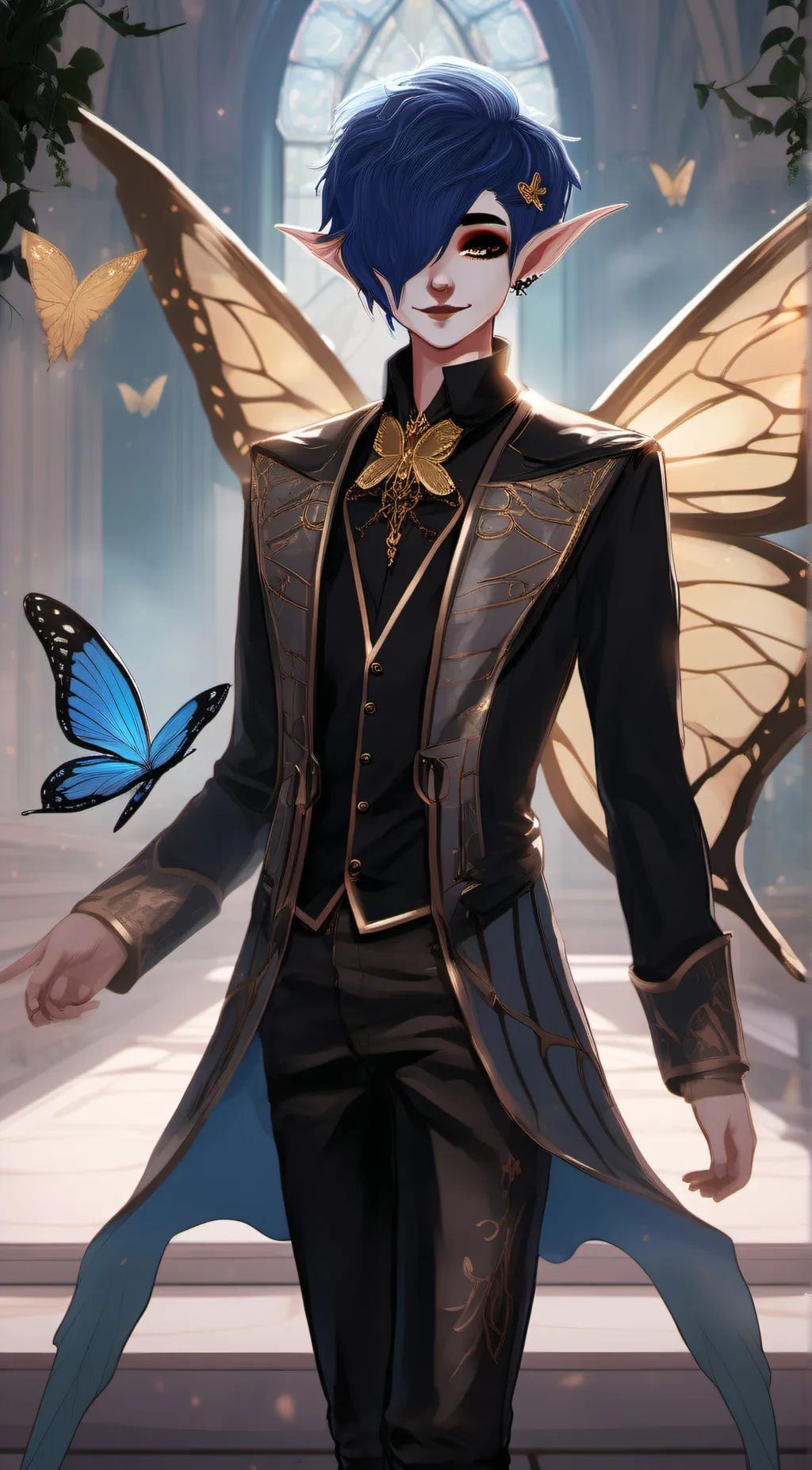 ai character: Nightshade  background