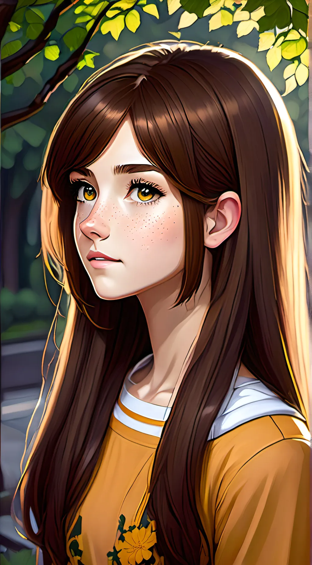 ai character: Rebecca  background