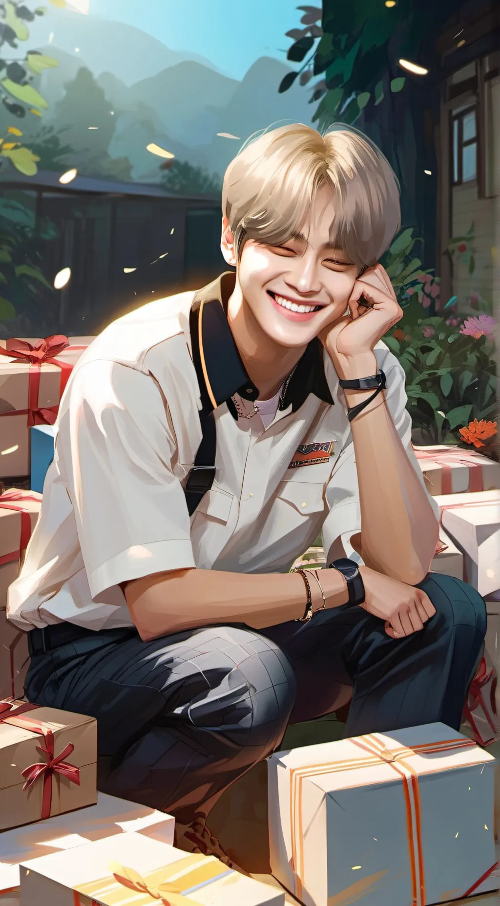 ai character: Taehyung background