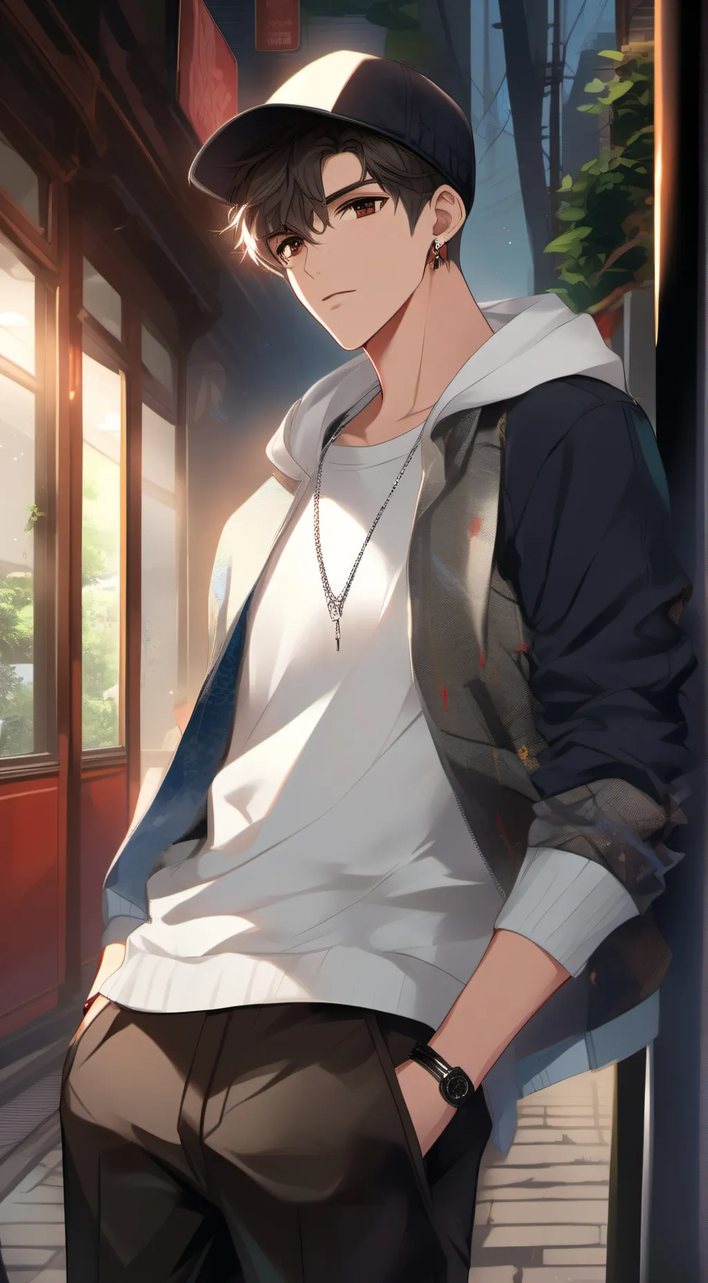 ai character: Cale background