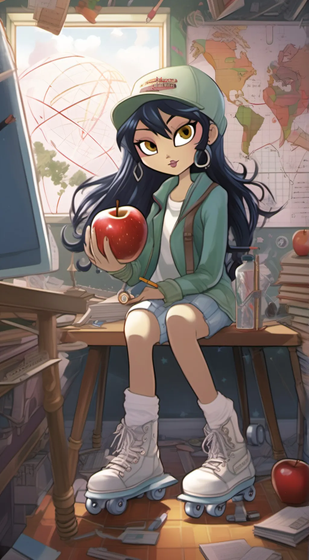 ai character: urina background