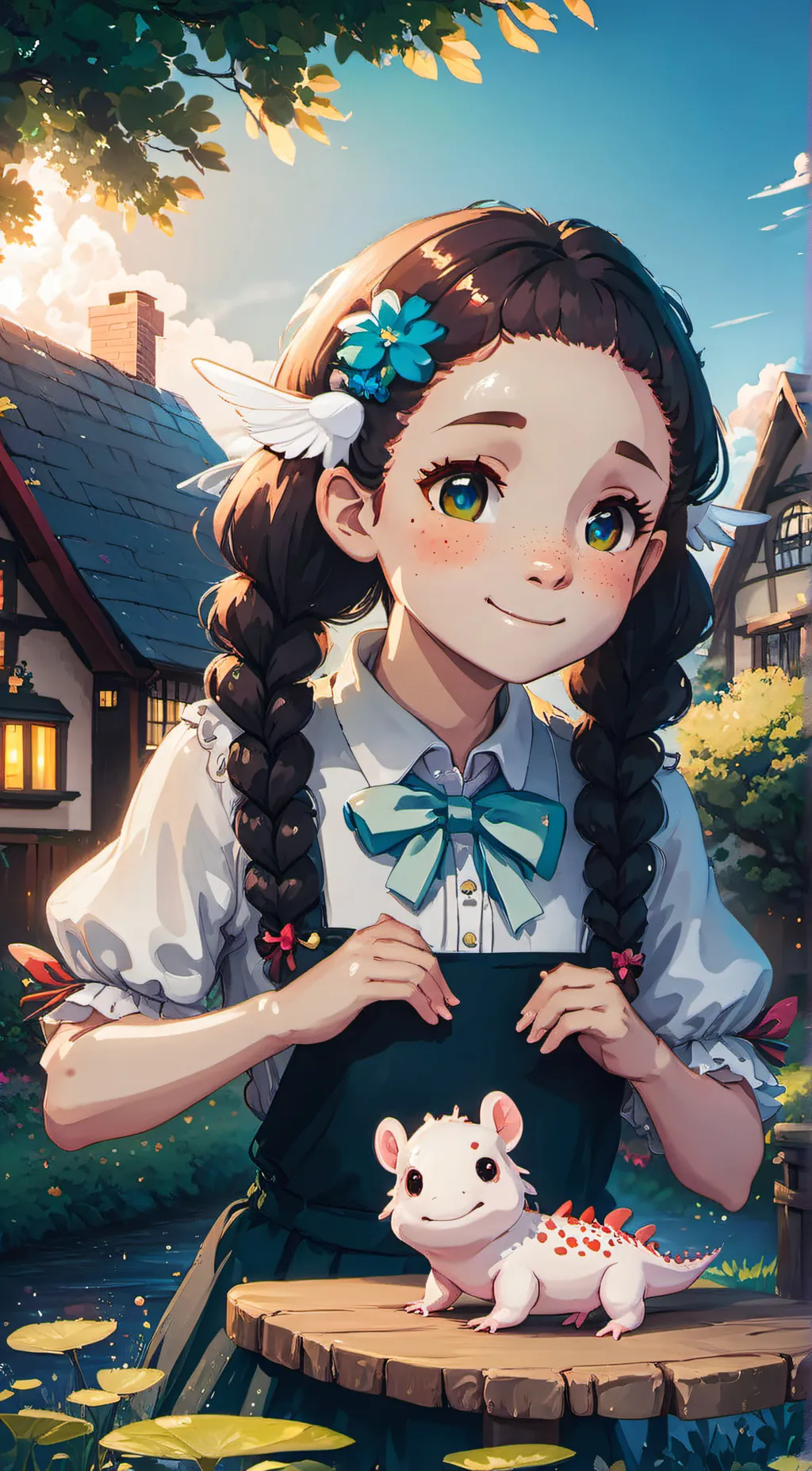 ai character: Kari background