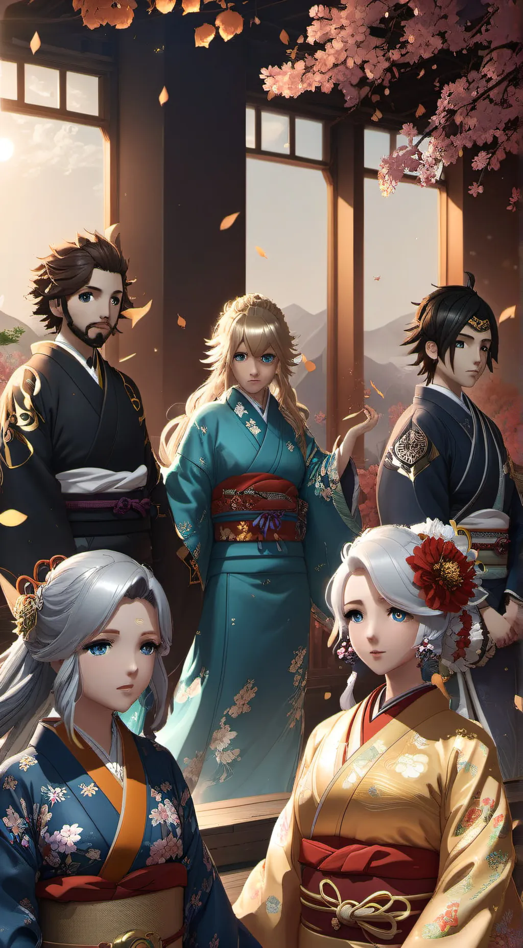 ai character: hashiras groupchat background