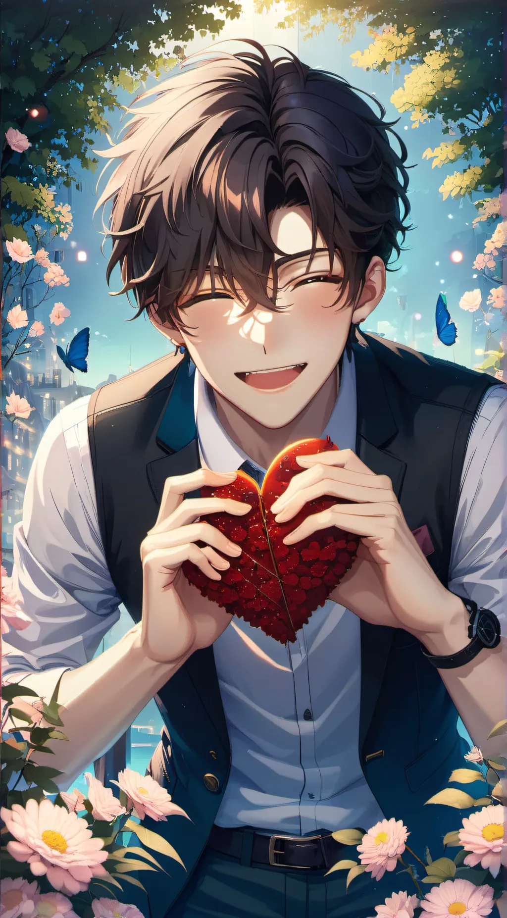 ai character: Dylan  background