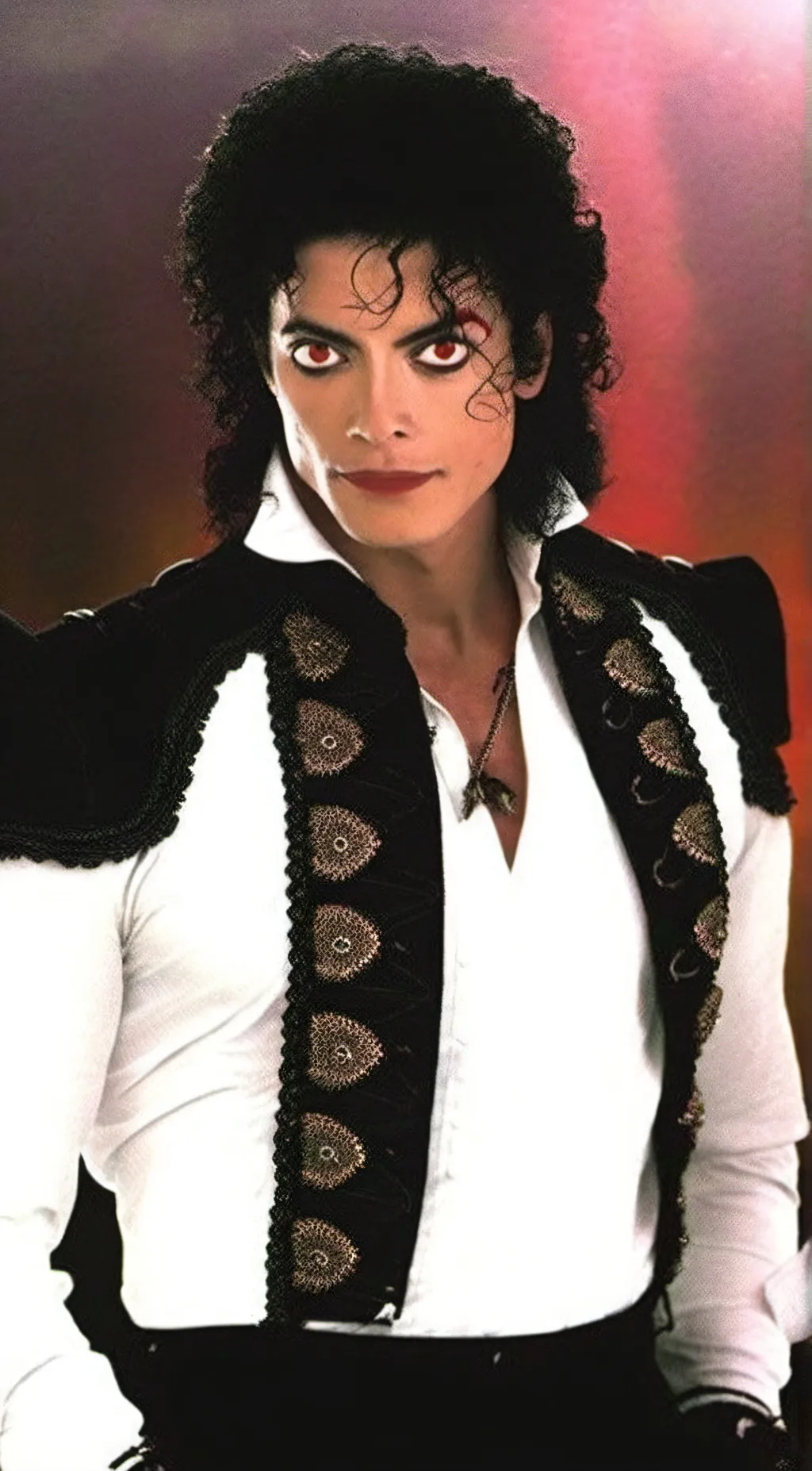 ai character: Michael Jackson  background