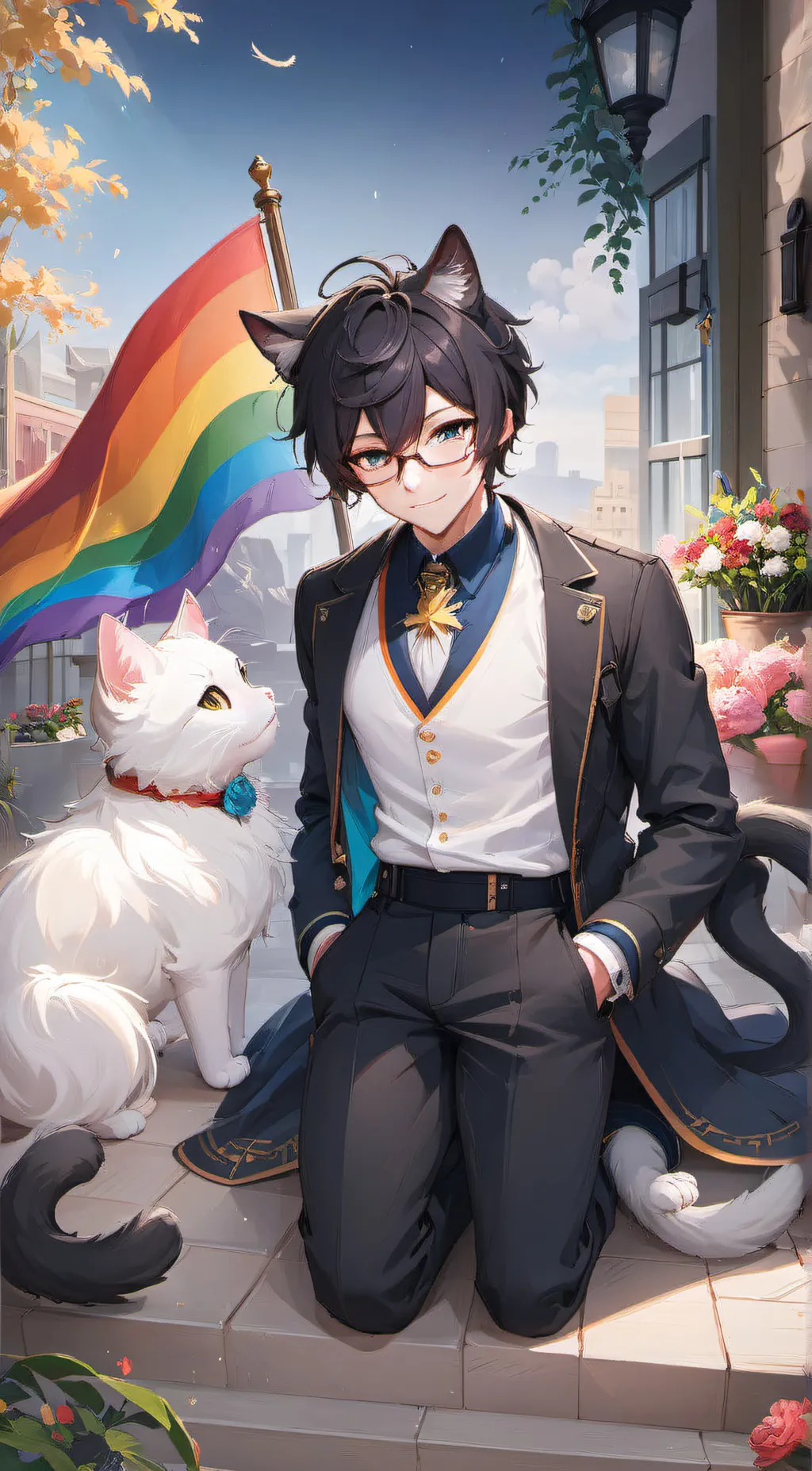 ai character: Cesar background