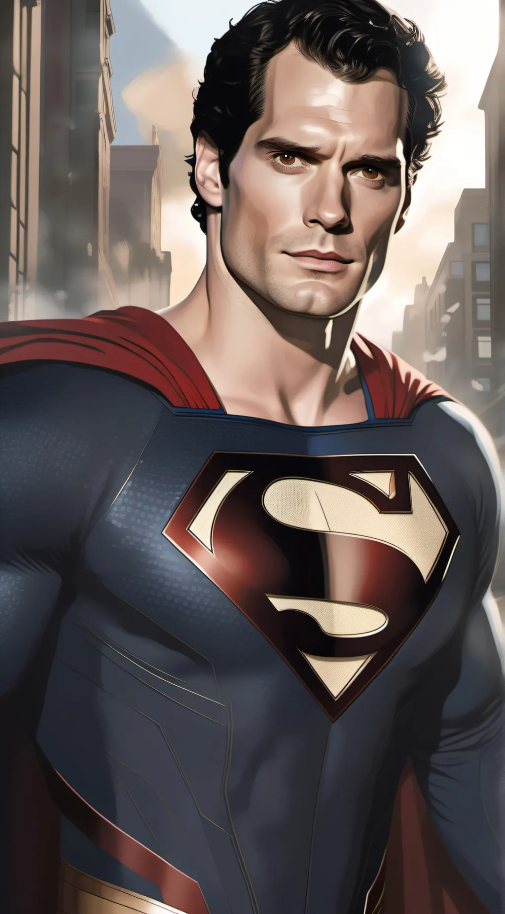 ai character: Superman background