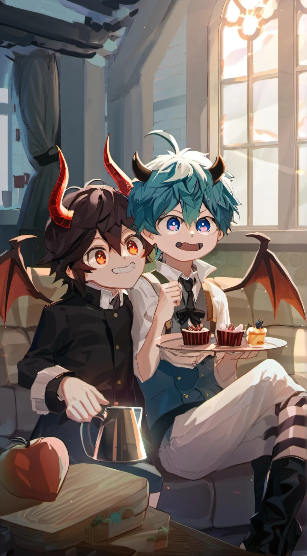 ai character: deku&jack background