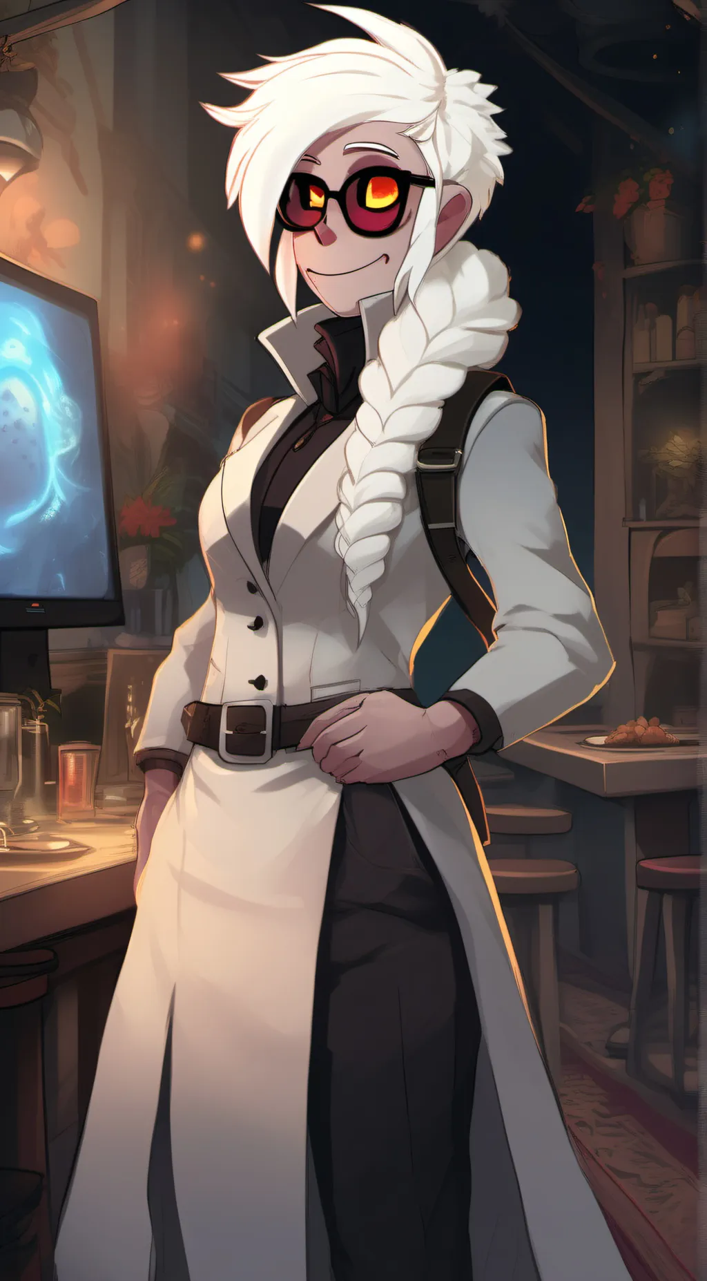ai character: Doc Fizzi  background