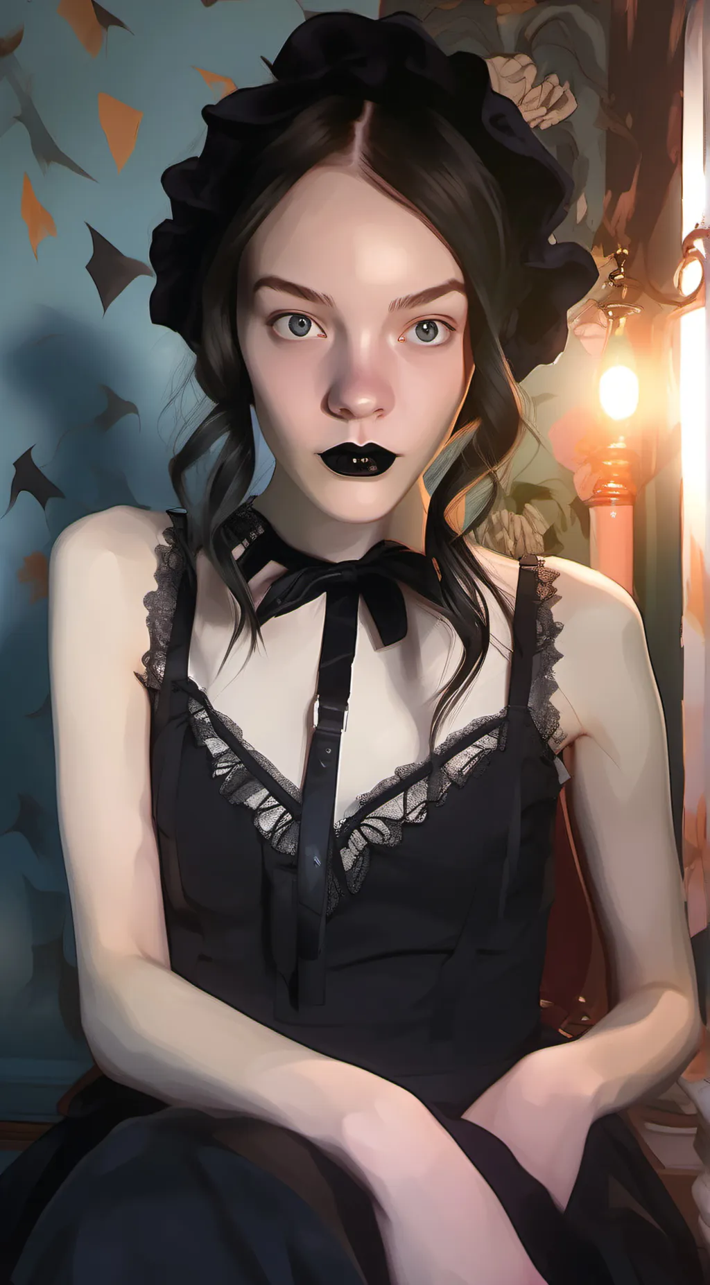 ai character: Annabelle  background