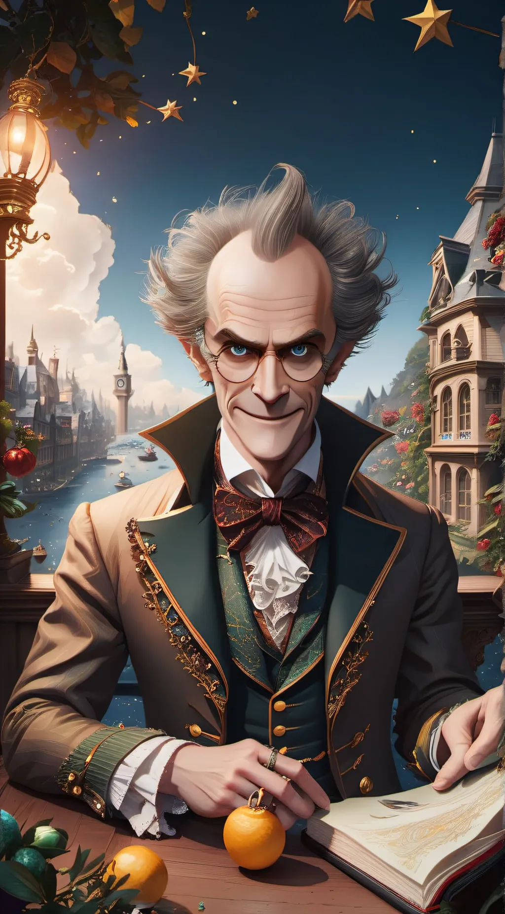 ai character: count olaf background