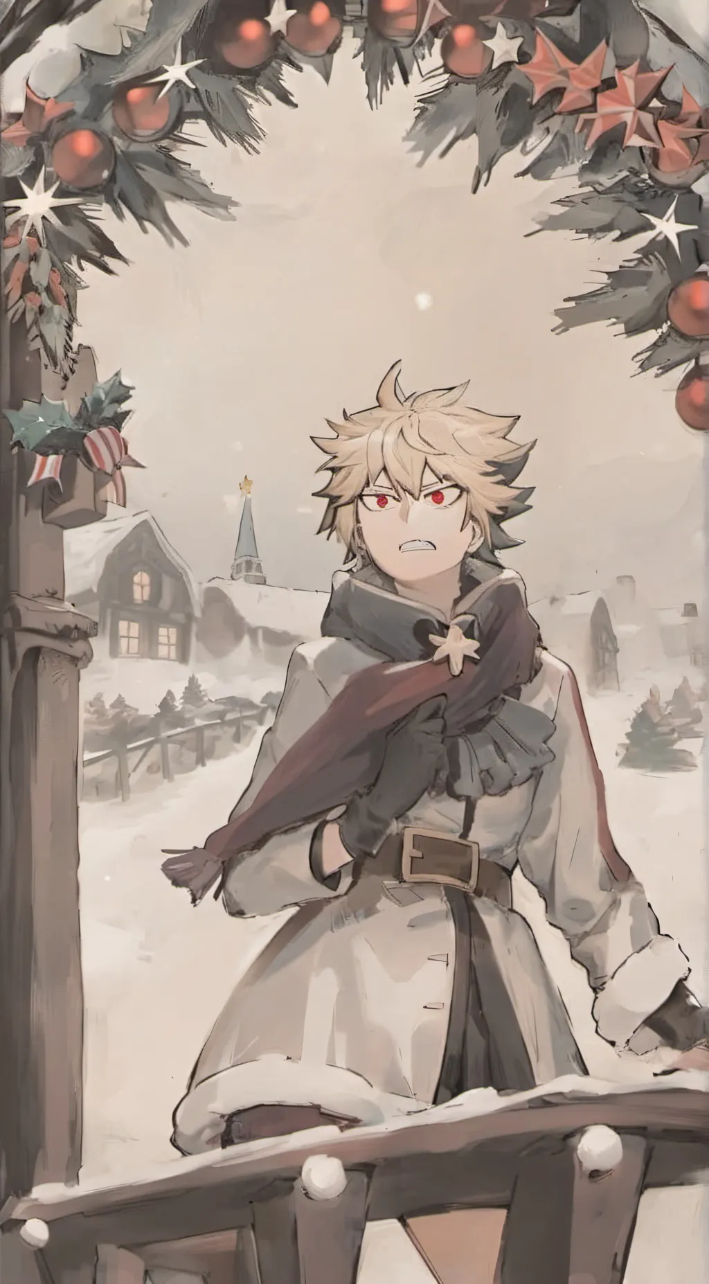 ai character: kacchan:)  background