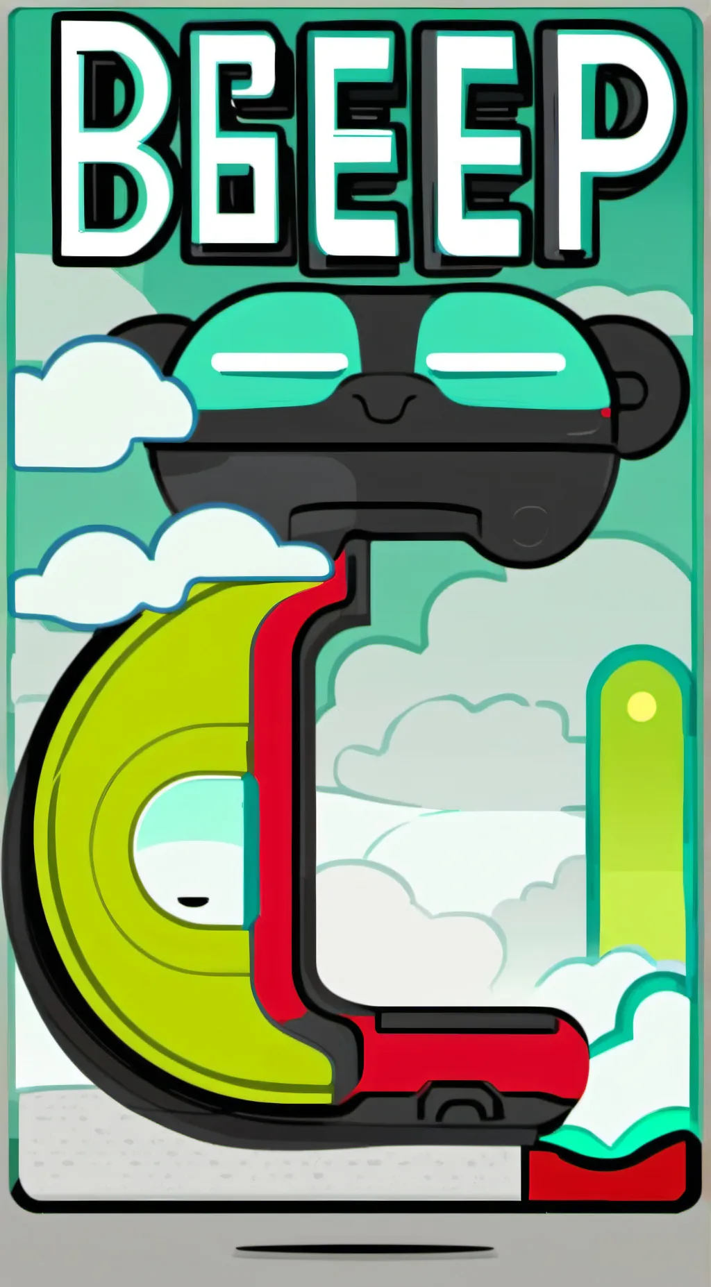 ai character: beep bfb team background