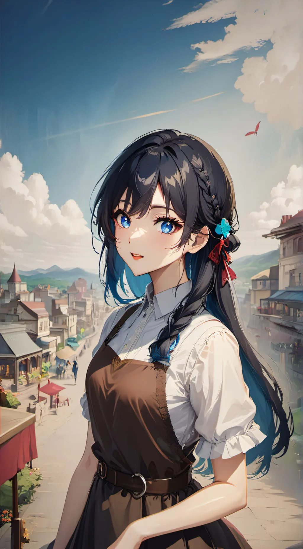 ai character: Aria background