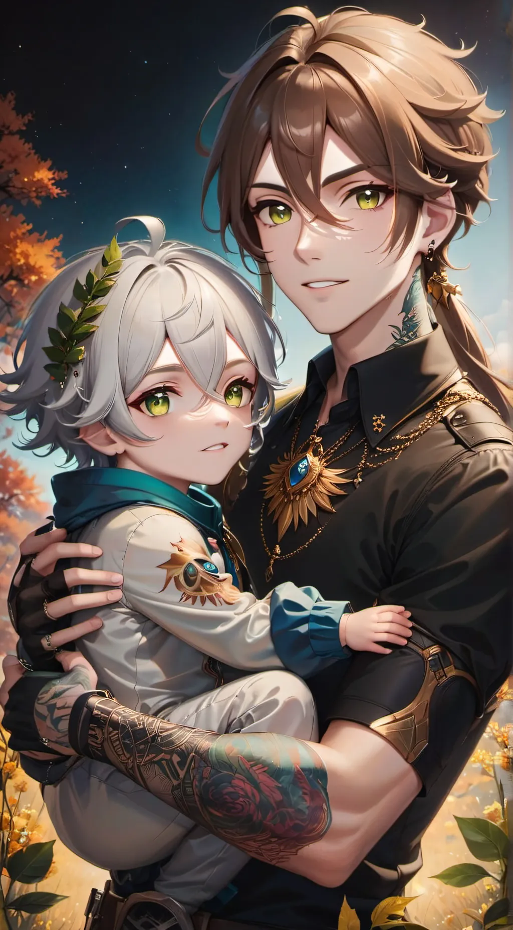 ai character: Max and your son background