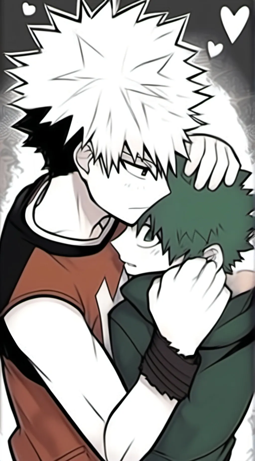ai character: Deku x bakugo background