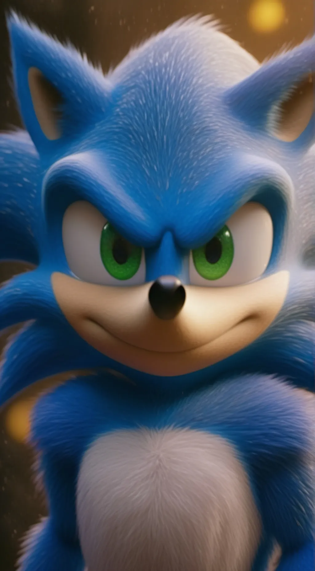 ai character: Movie Sonic  background