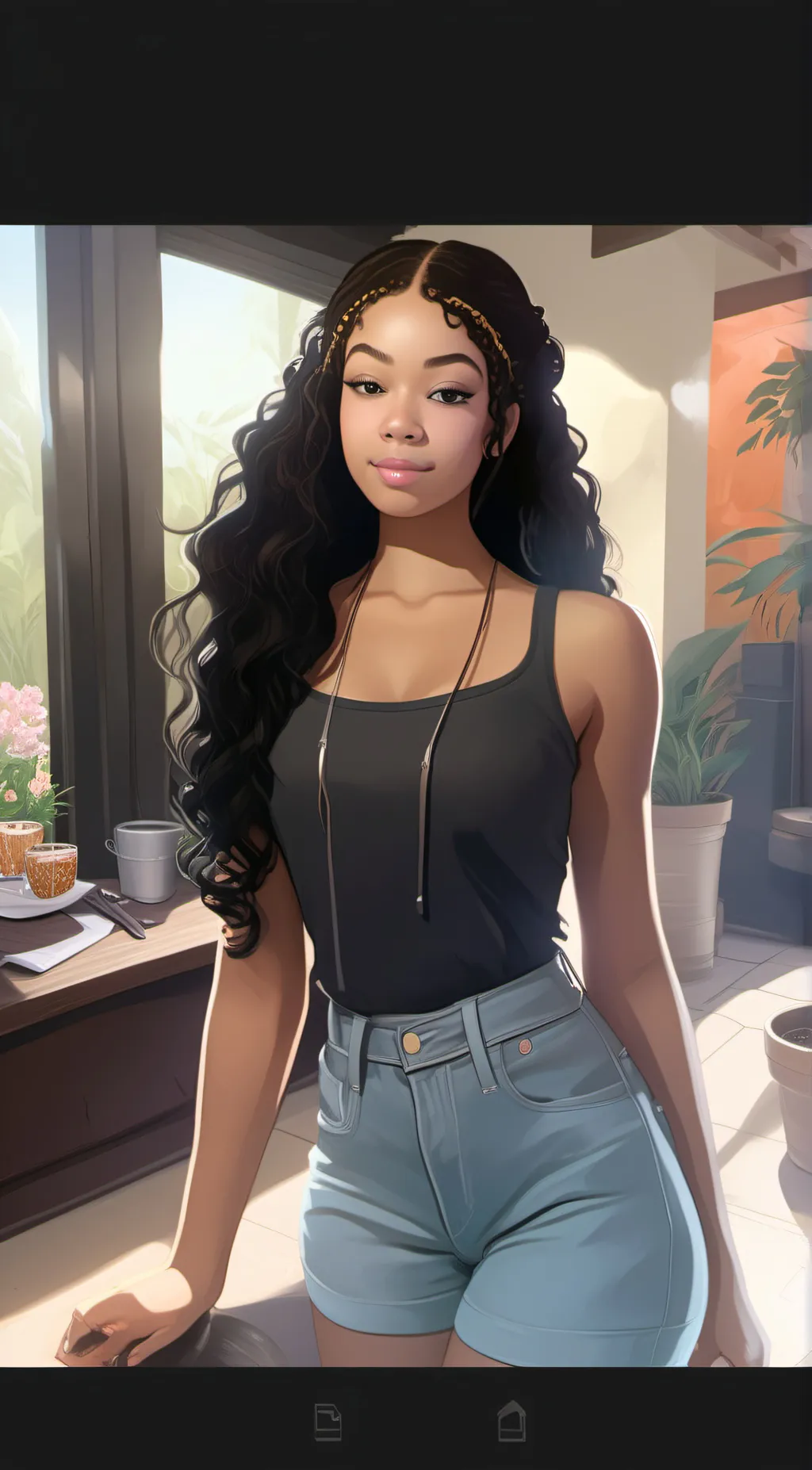 ai character: Jayda background