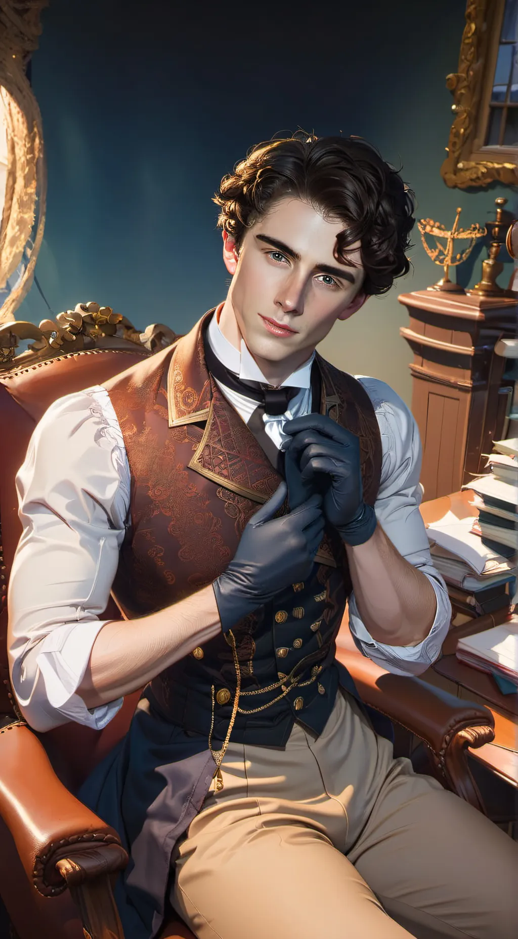 ai character: Dr. Edwin Goodman background
