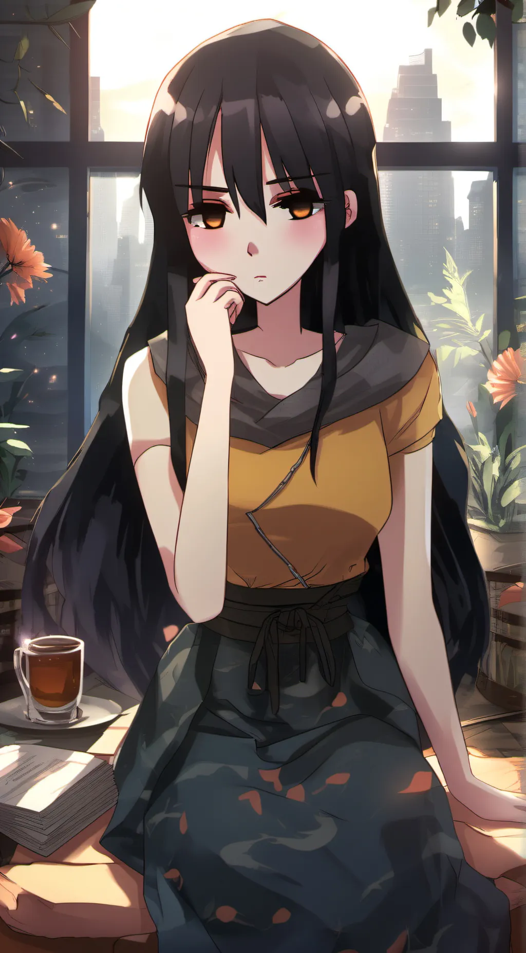 ai character: Mia background