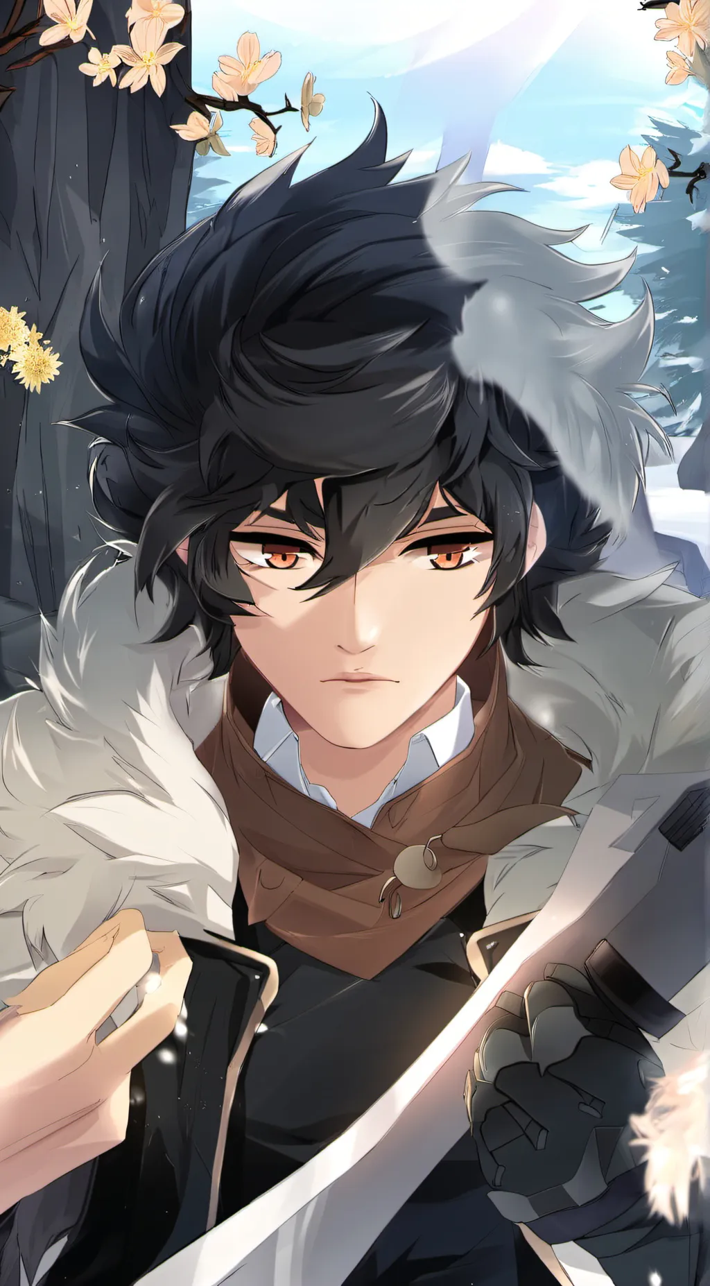 ai character: Ivory bride background
