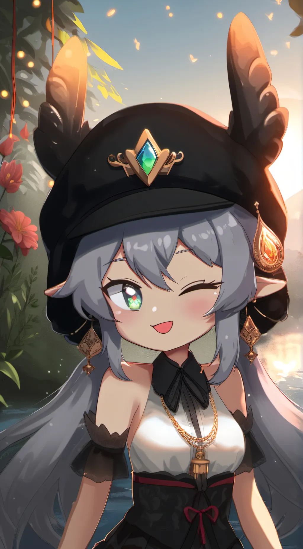 ai character: Lilly  background