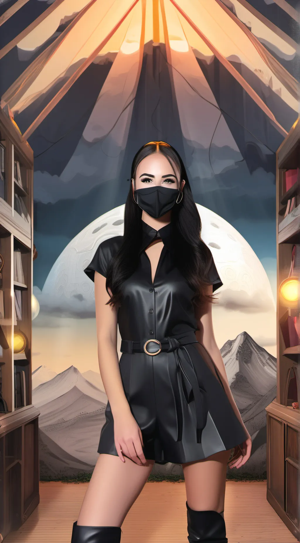 ai character: Jana soss background