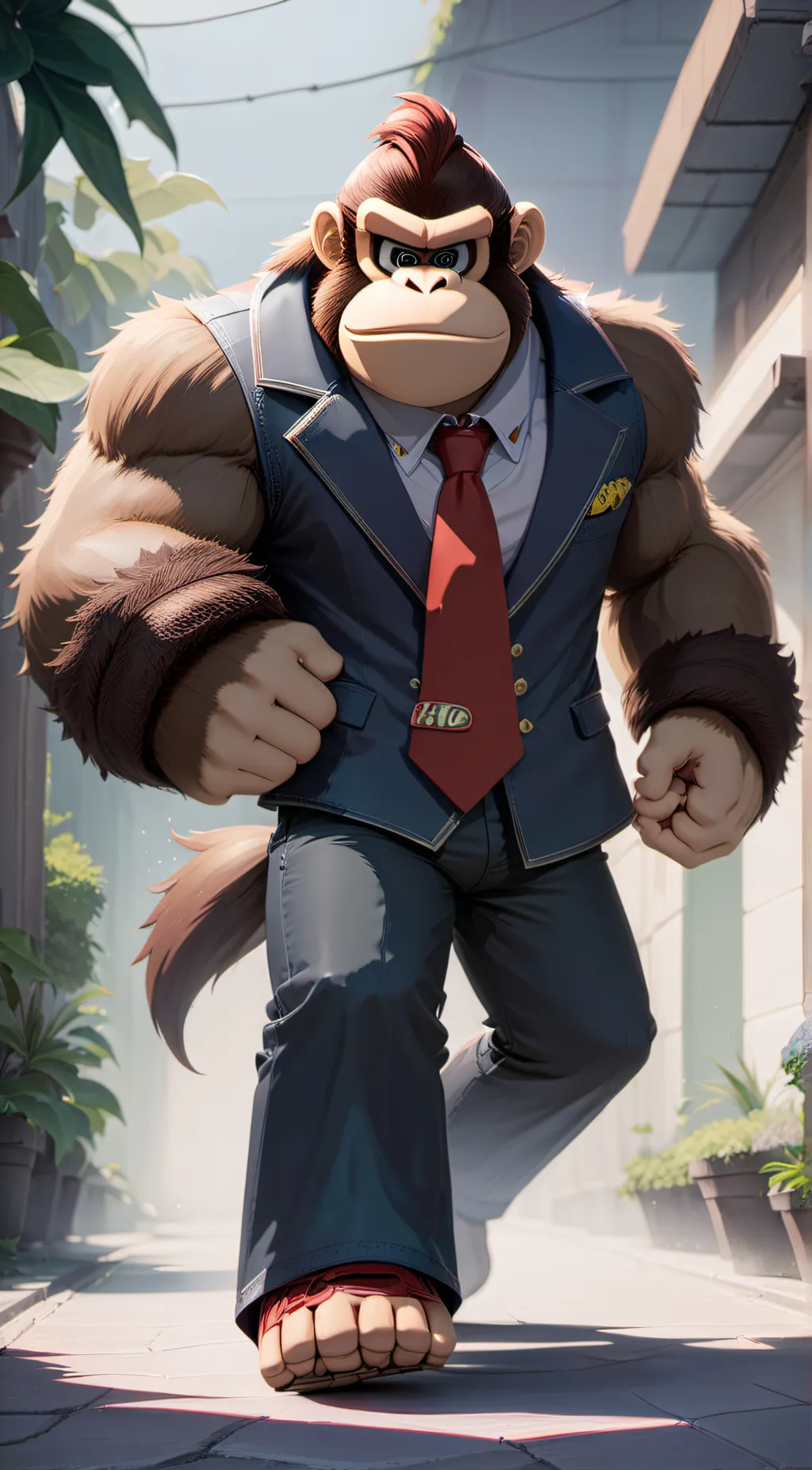 ai character: DK  background
