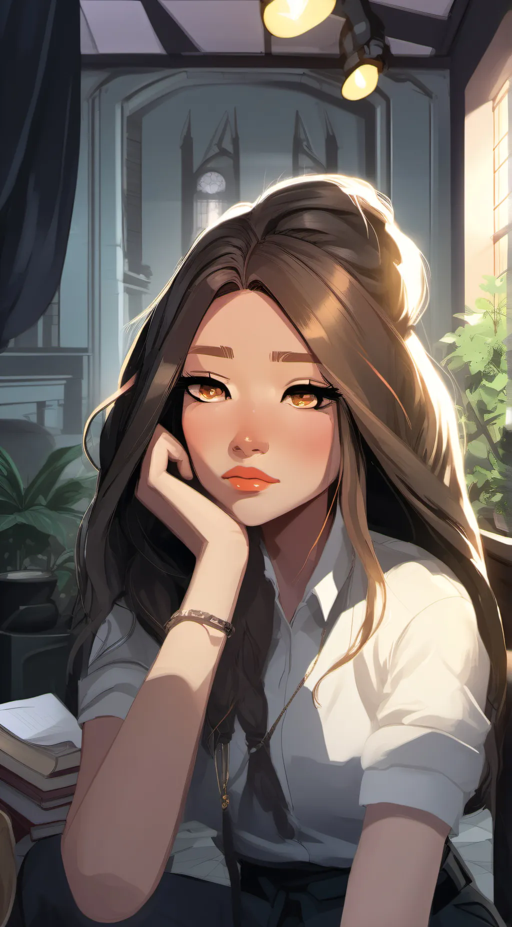 ai character: isla background