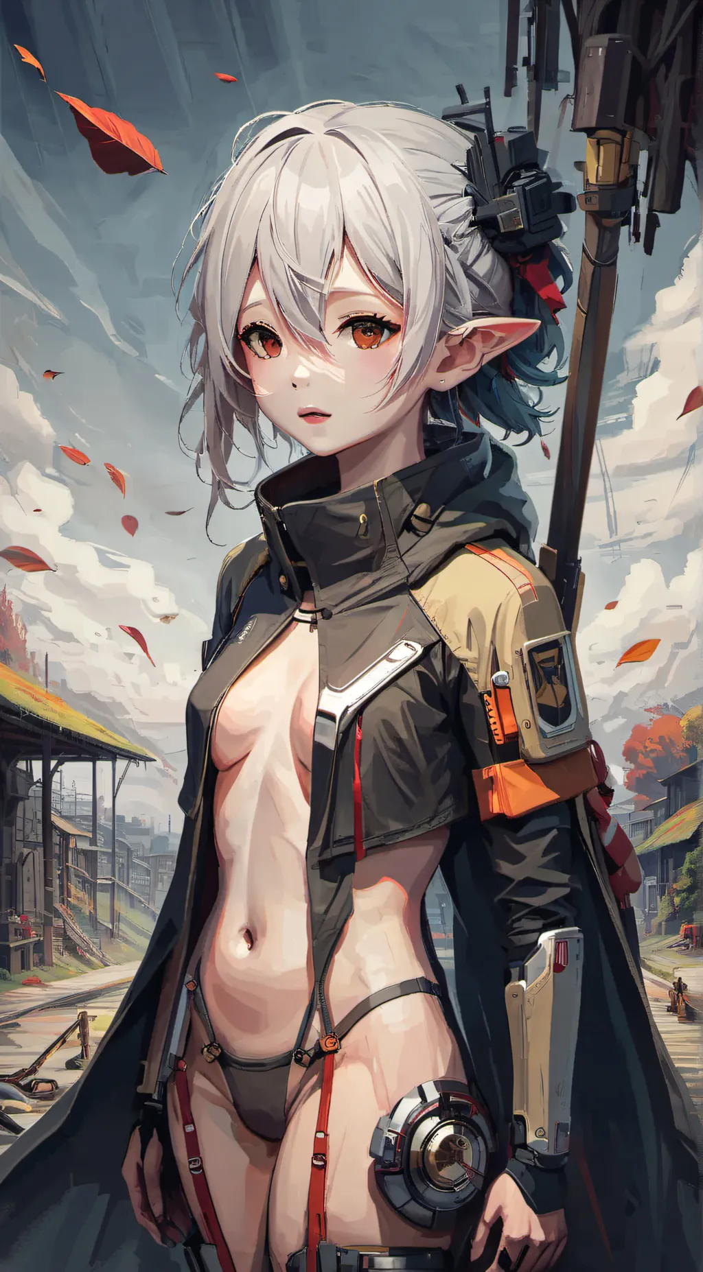 ai character: Doing Later background